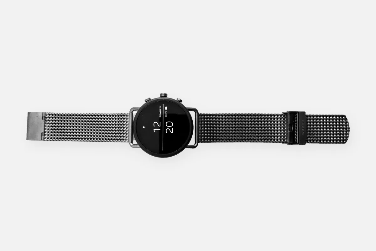 Skagen Falster 3 Smartwatch am Mesh-Band aus Stahl
